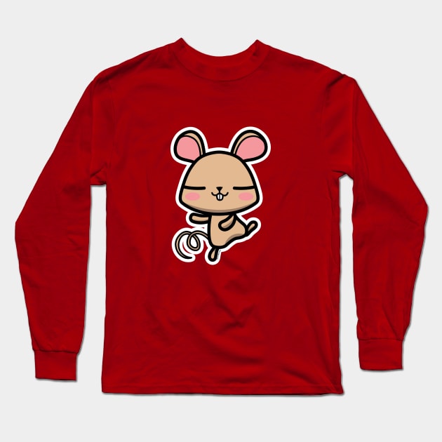 Chinese new year 2020 shirt 4B Long Sleeve T-Shirt by doodletales